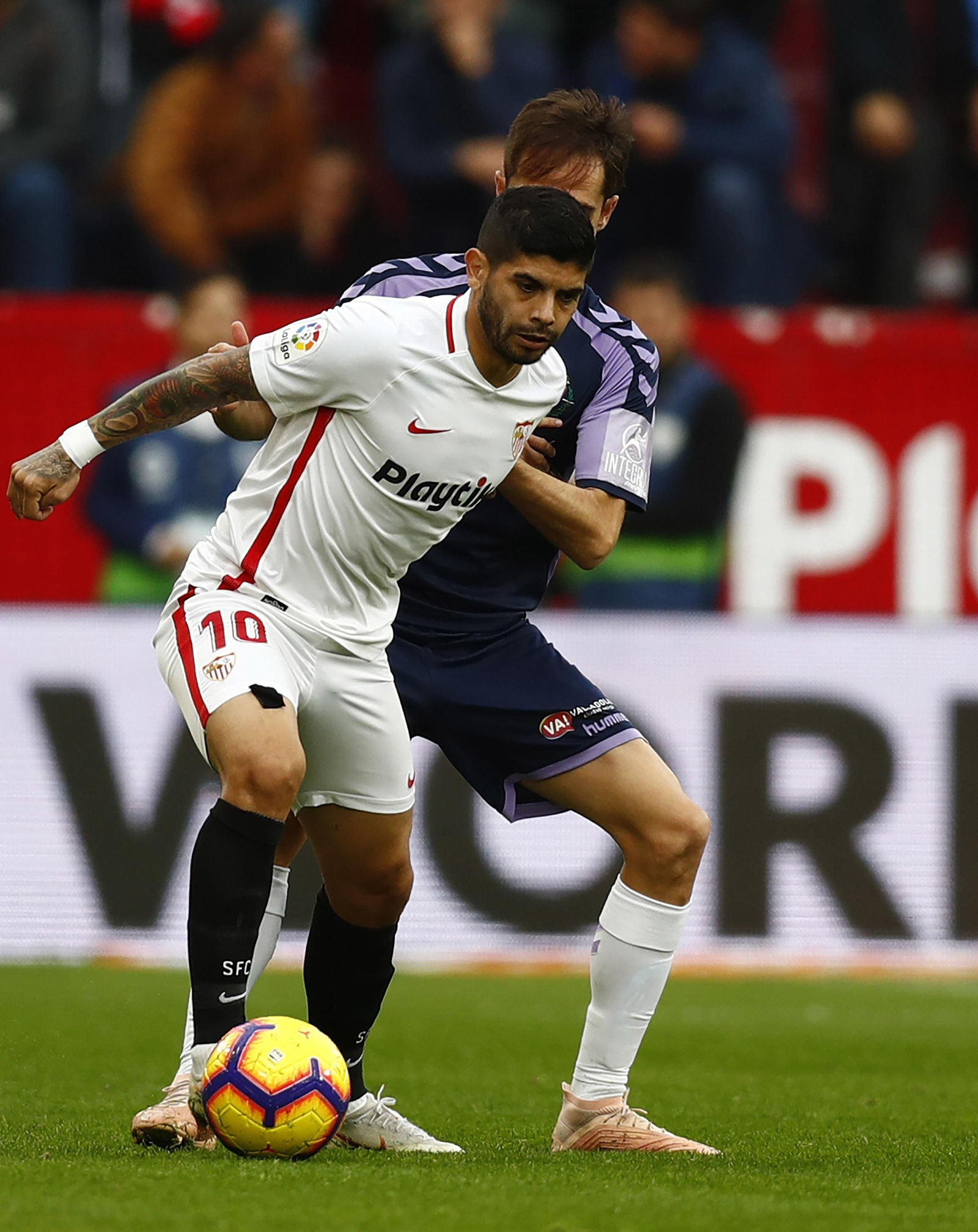 El Sevilla-Valladolid, en imágenes