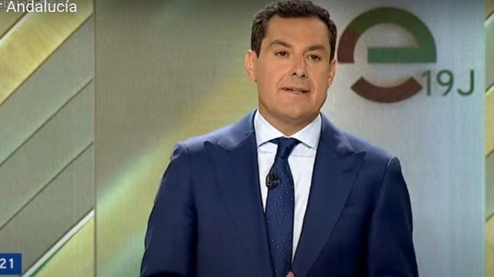 Moreno Bonilla en el debate de Canal Sur