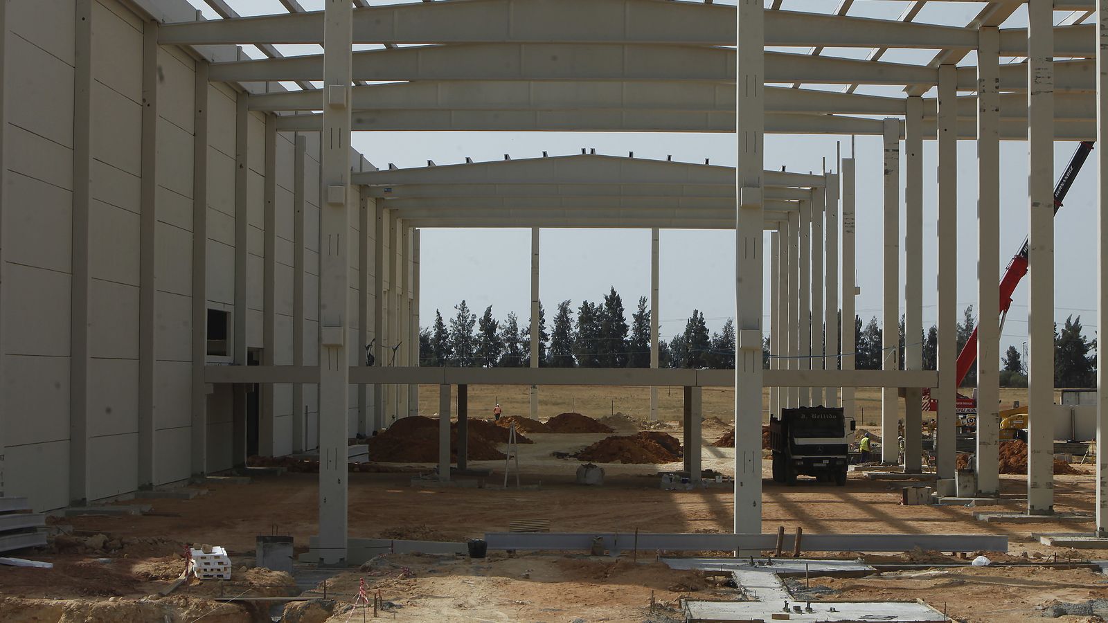Una zona de las instalaciones, aún en obras.