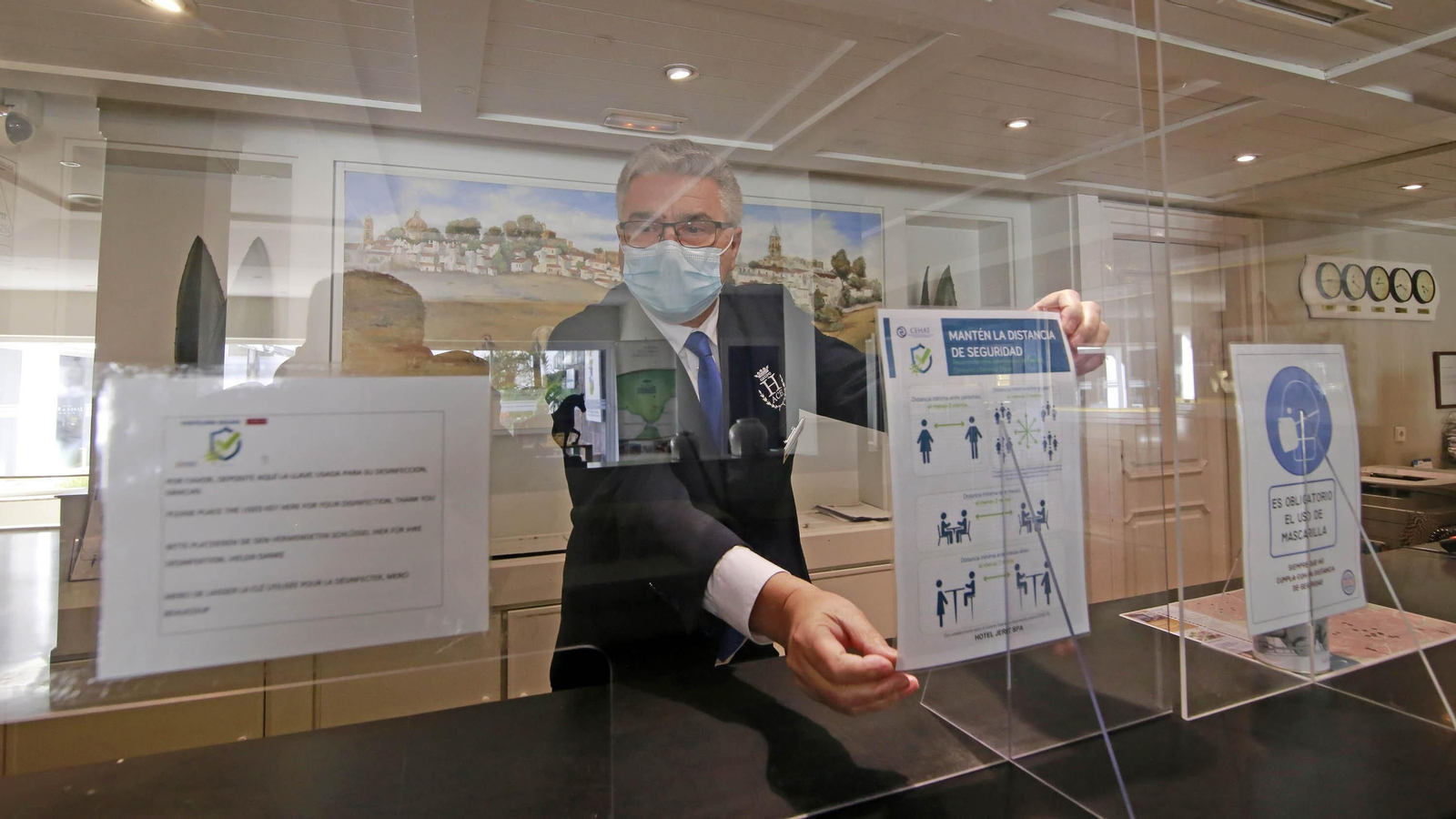 Imagen retrospectiva de la reapertura del Hotel Jerez.