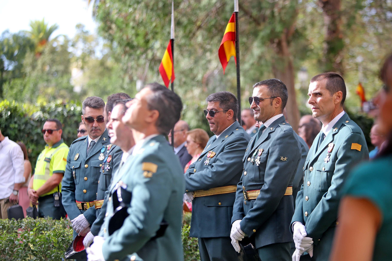 Imágenes del acto de la Guardia Civil