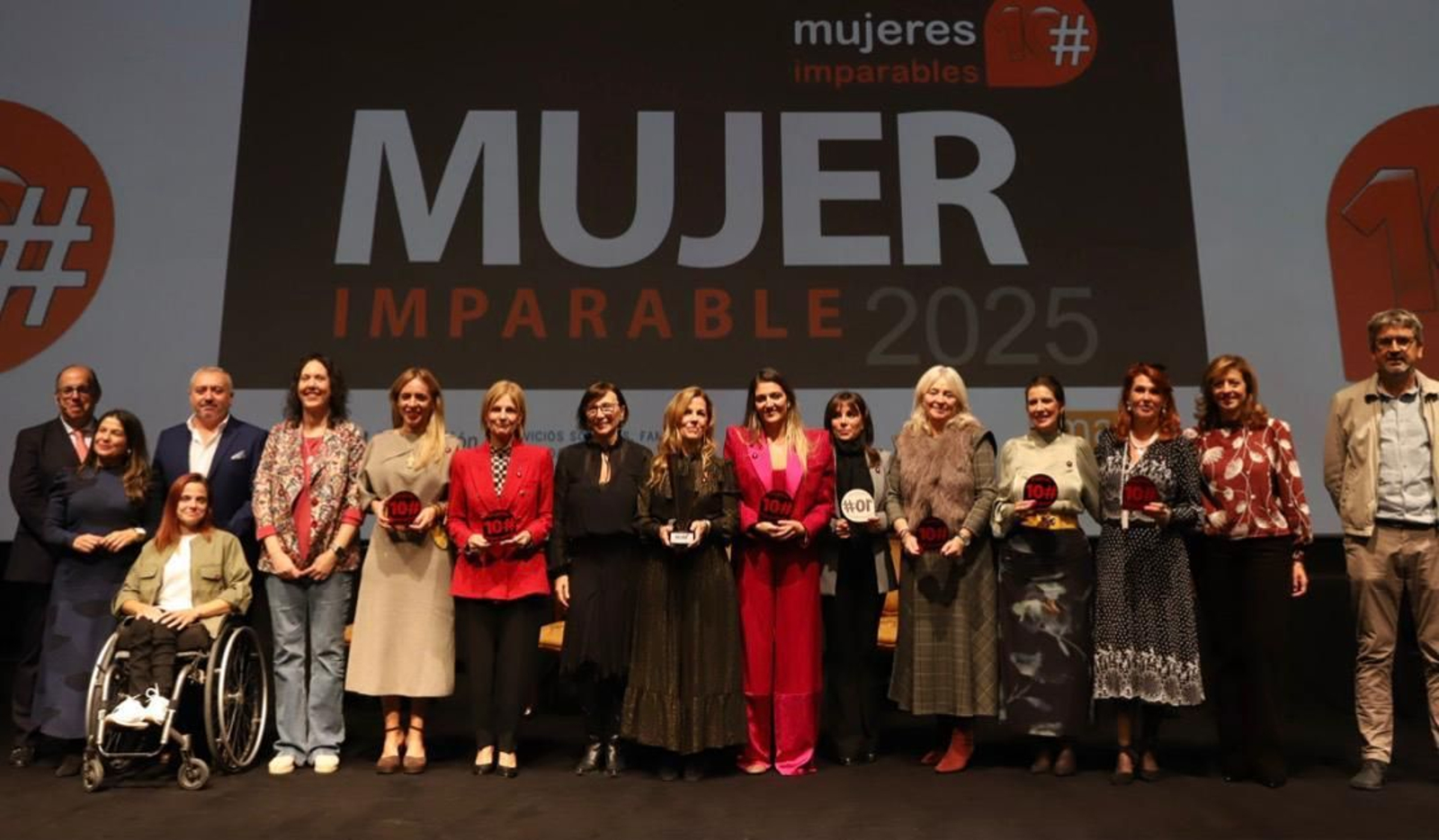 Una imagen de los reconocidos en la gala.