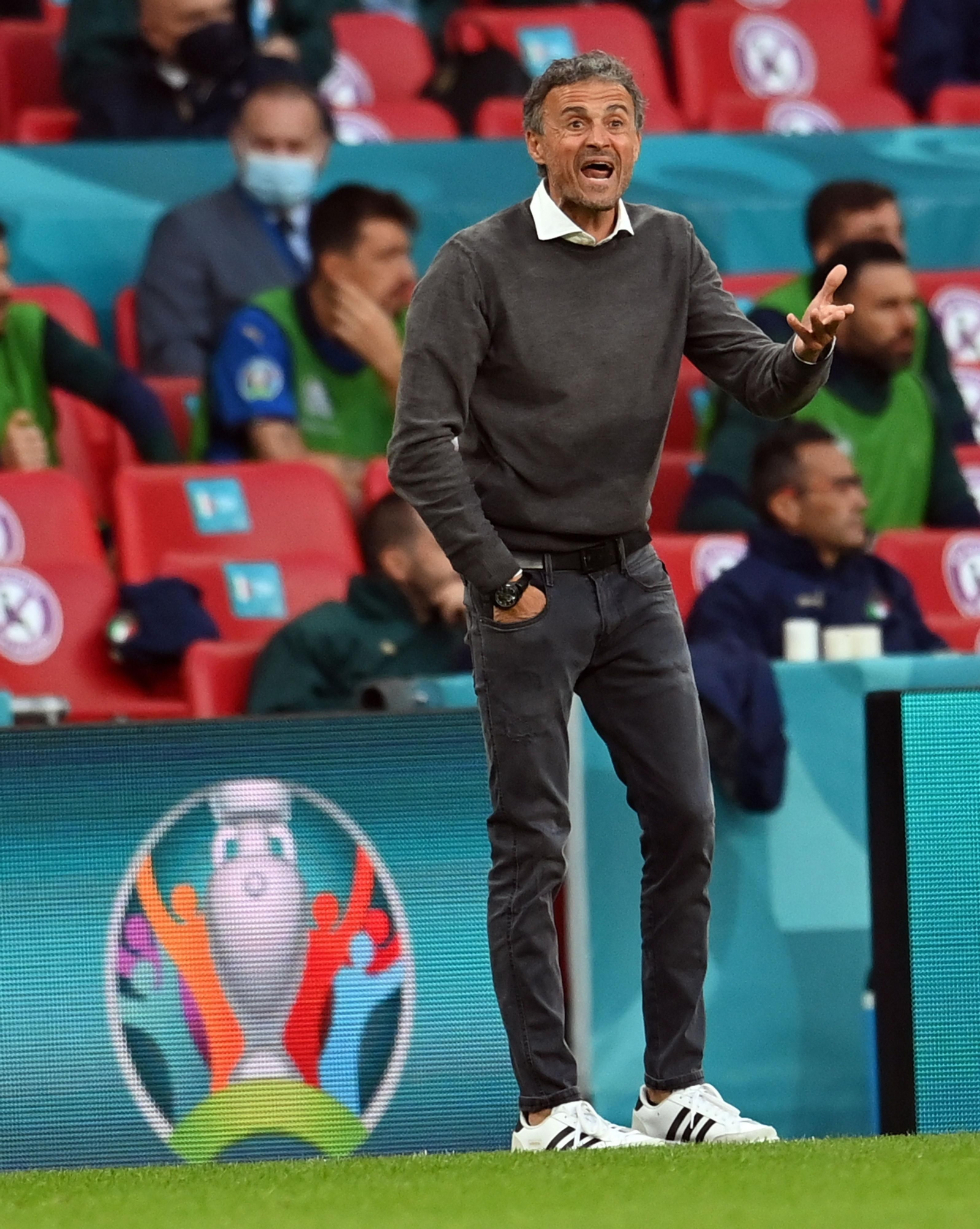 Las imágenes de la semifinal Italia-España de Eurocopa