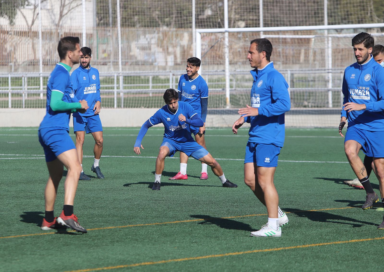 Entrenamiento del Xerez DFC en La Granja