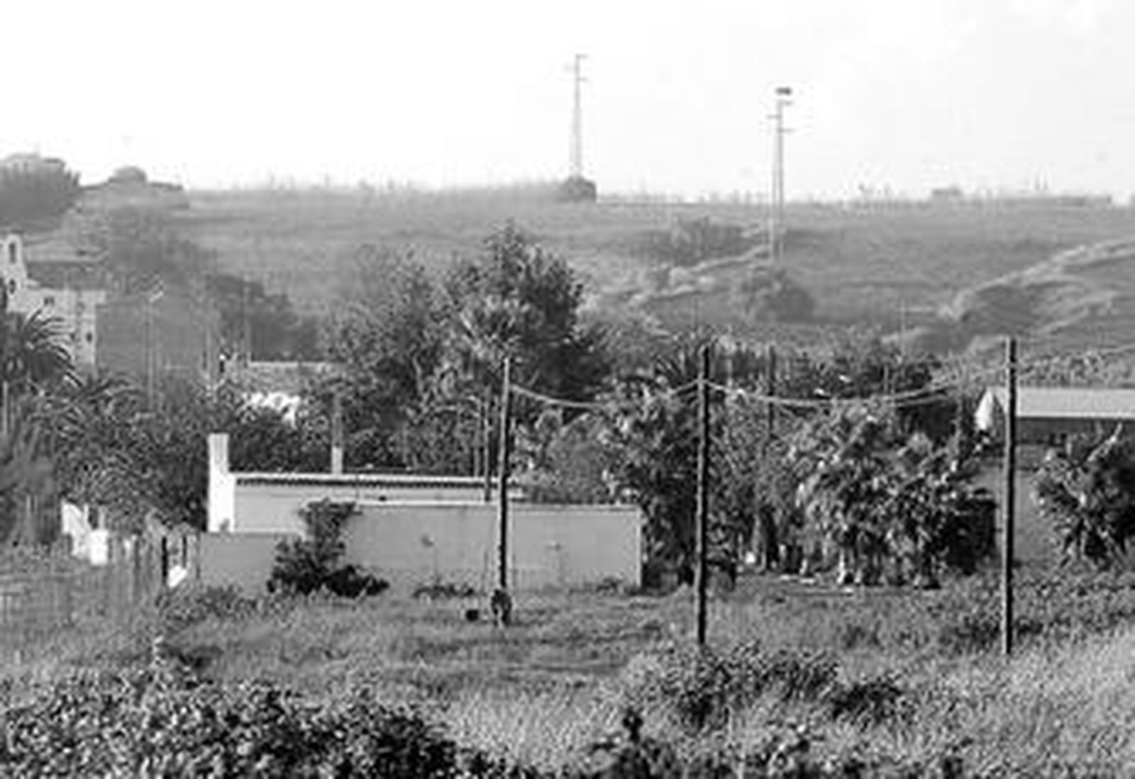 Una vista parcial del diseminado que rodea el núcleo rural asidonense de Malcocinado-Los Badalejos.