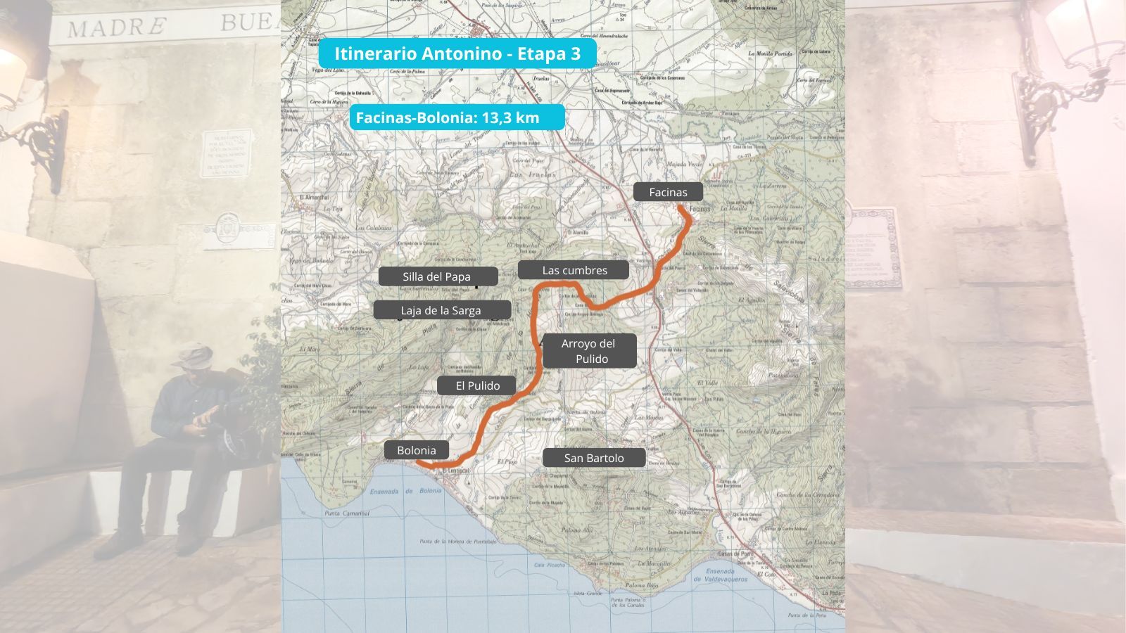 Etapa tercera del Itinerario Antonino.