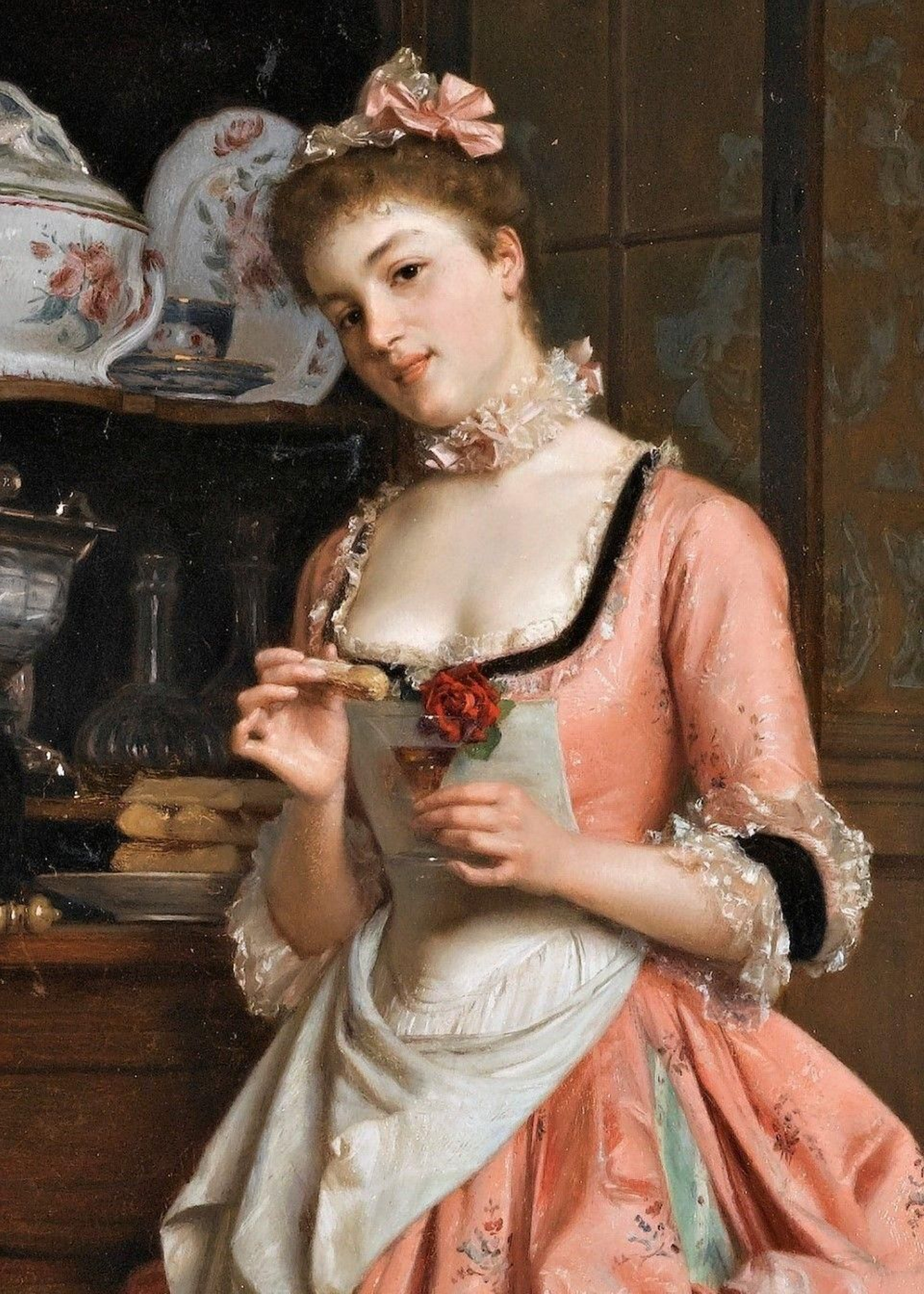 The aperitif (1881), de Metzmarcher.
