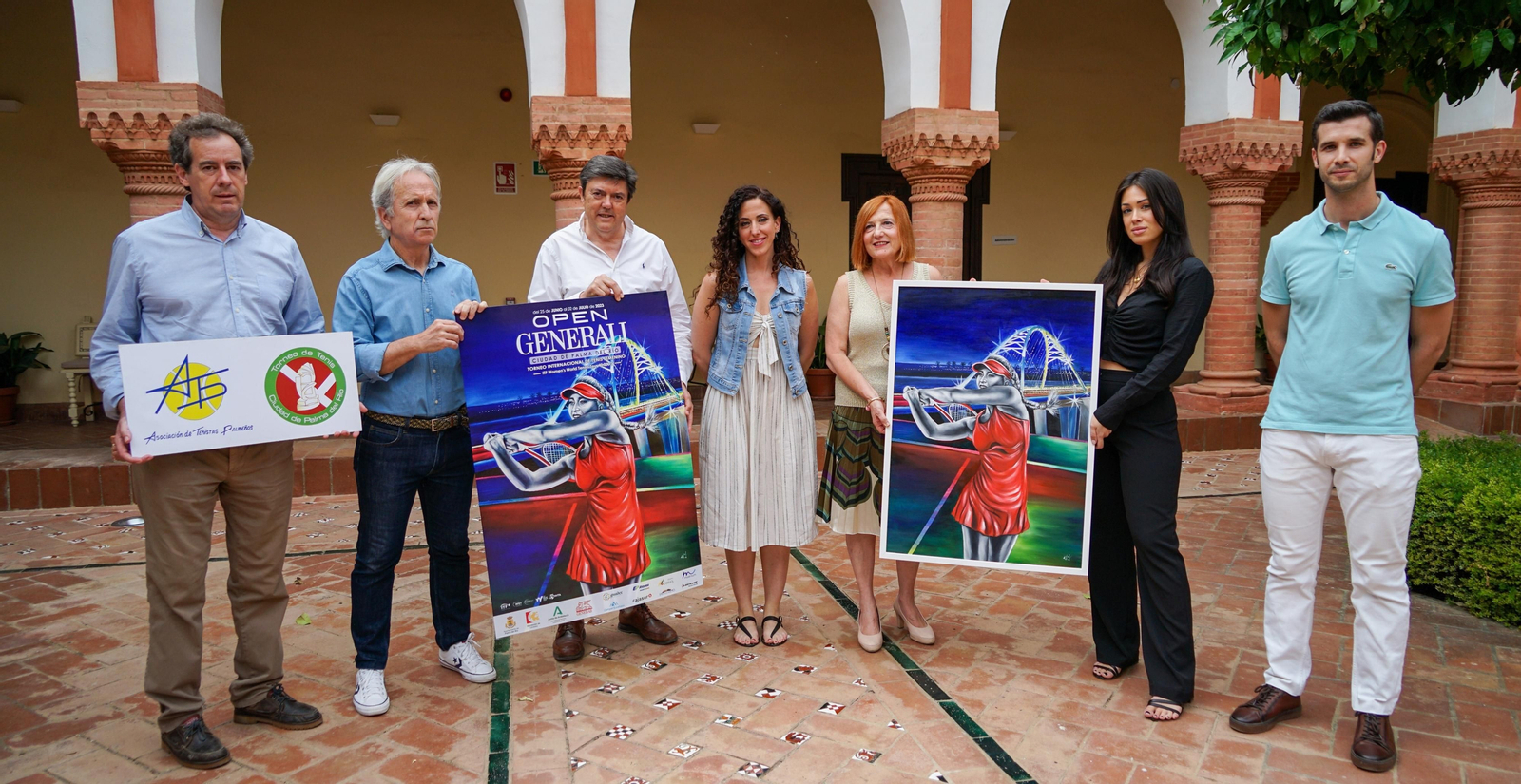 Presentación del Cartel del Open Ciudad de Palma del Río de tenis.
