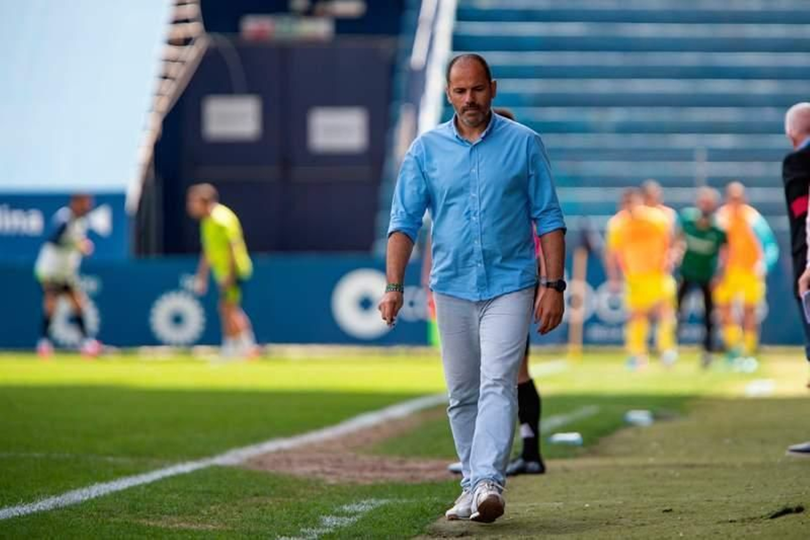 Salva Ballesta, en un partido con el UCAM.