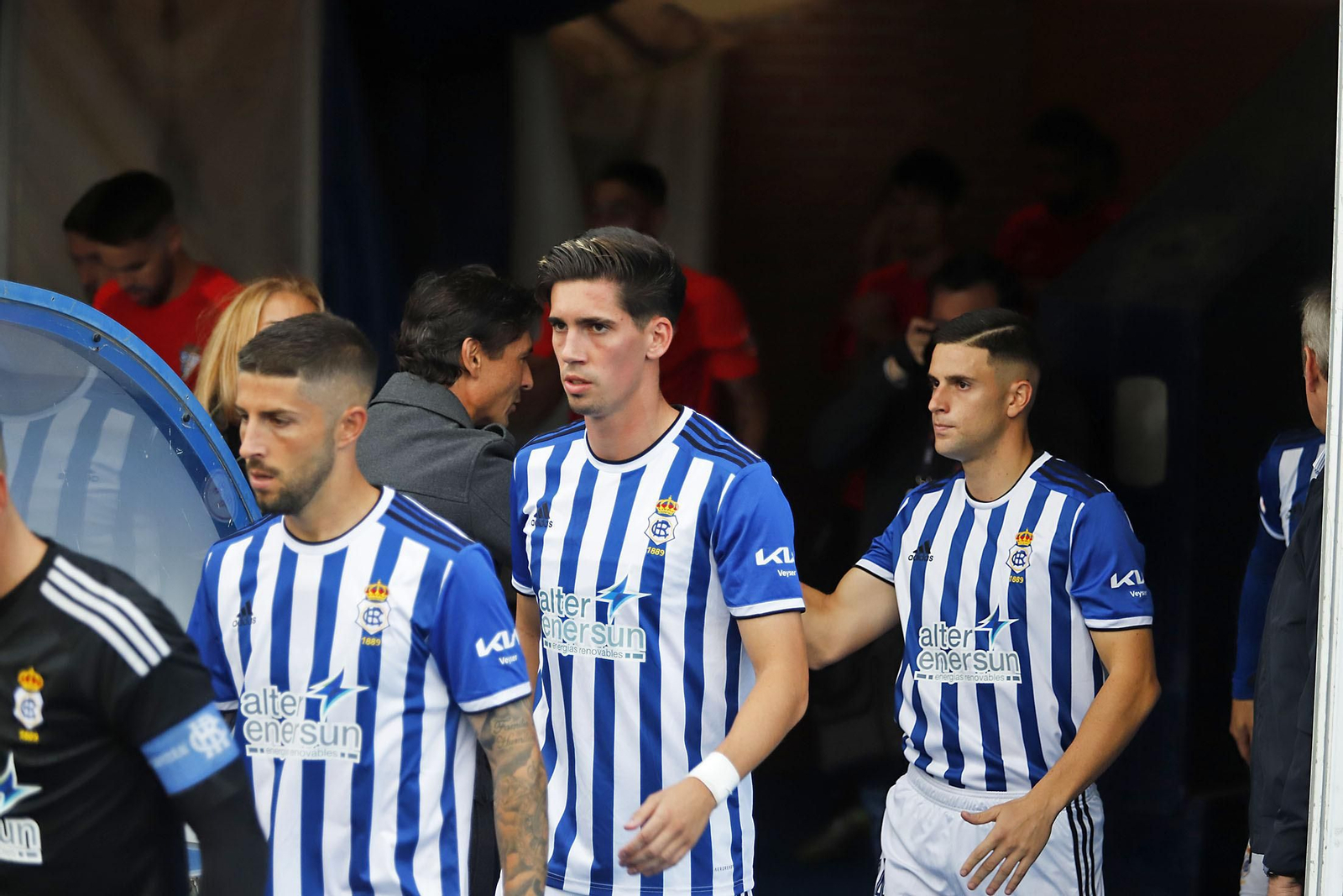 Imágenes del ambiente en el Recreativo de Huelva - San Fernando