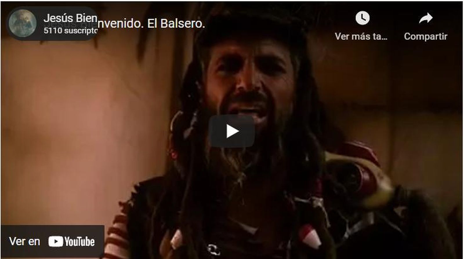 'El Balsero' de Jesús Bienvenido.