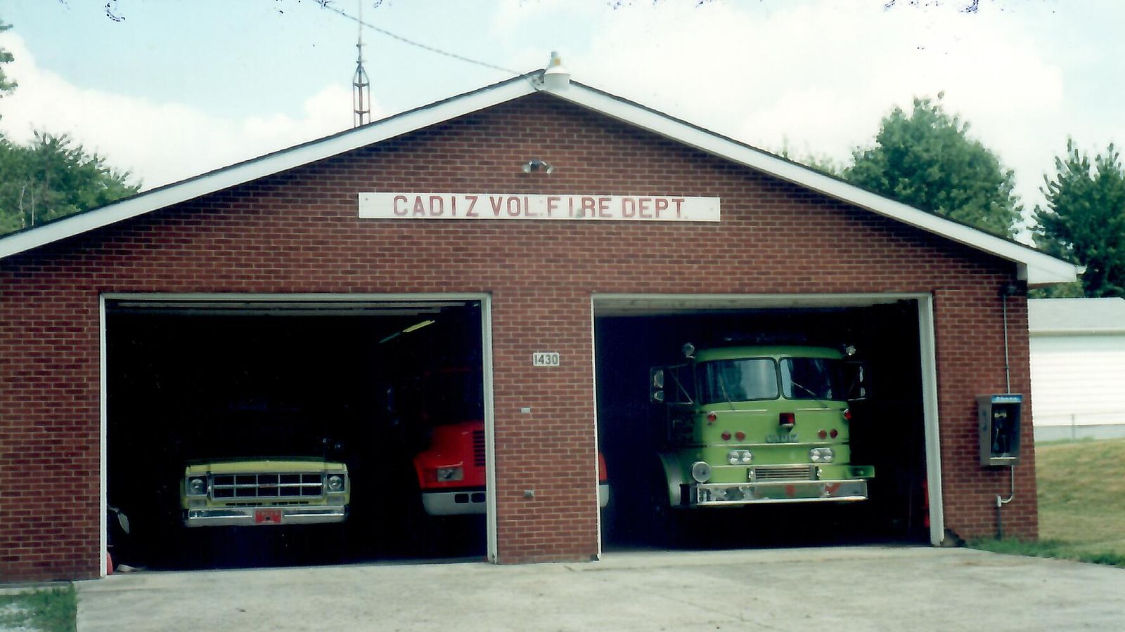 Parque de bomberos en el Cadiz de Indiana