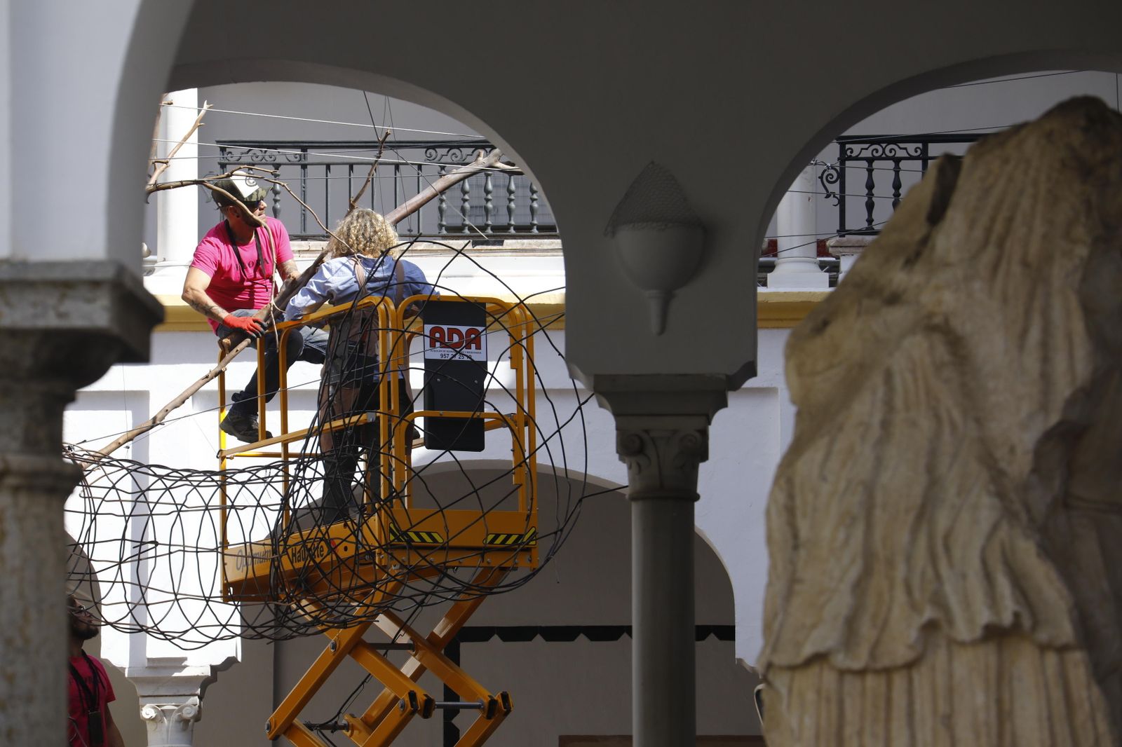 El montaje del Festival Flora, en imágenes