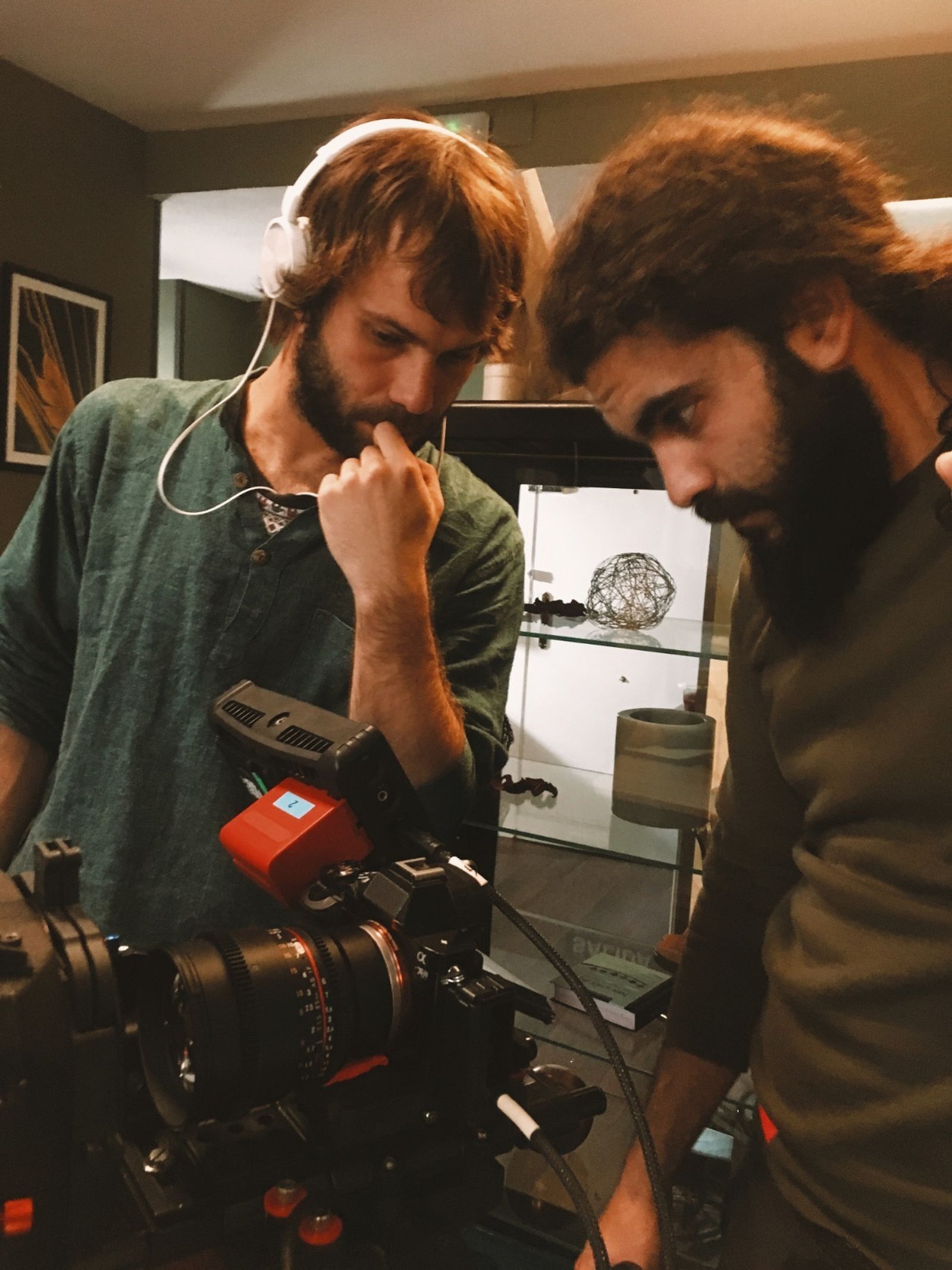 Dany Ruz durante el rodaje de 'Lobas'