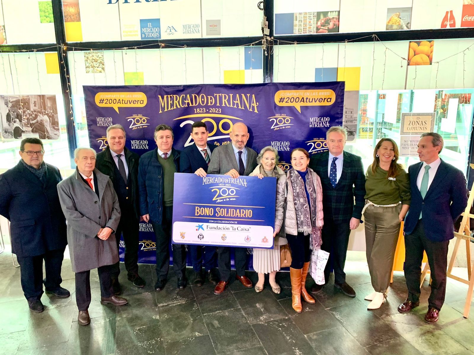 El Ayuntamiento de Sevilla, Fundación La Caixa y las hermandades de Triana se unen para ayudar a 200 familias del barrio