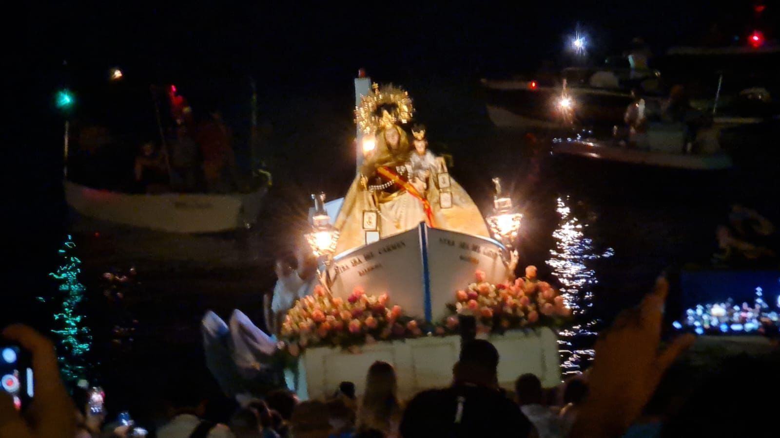 En imágenes, la Virgen del Carmen en Balerma, El Ejido