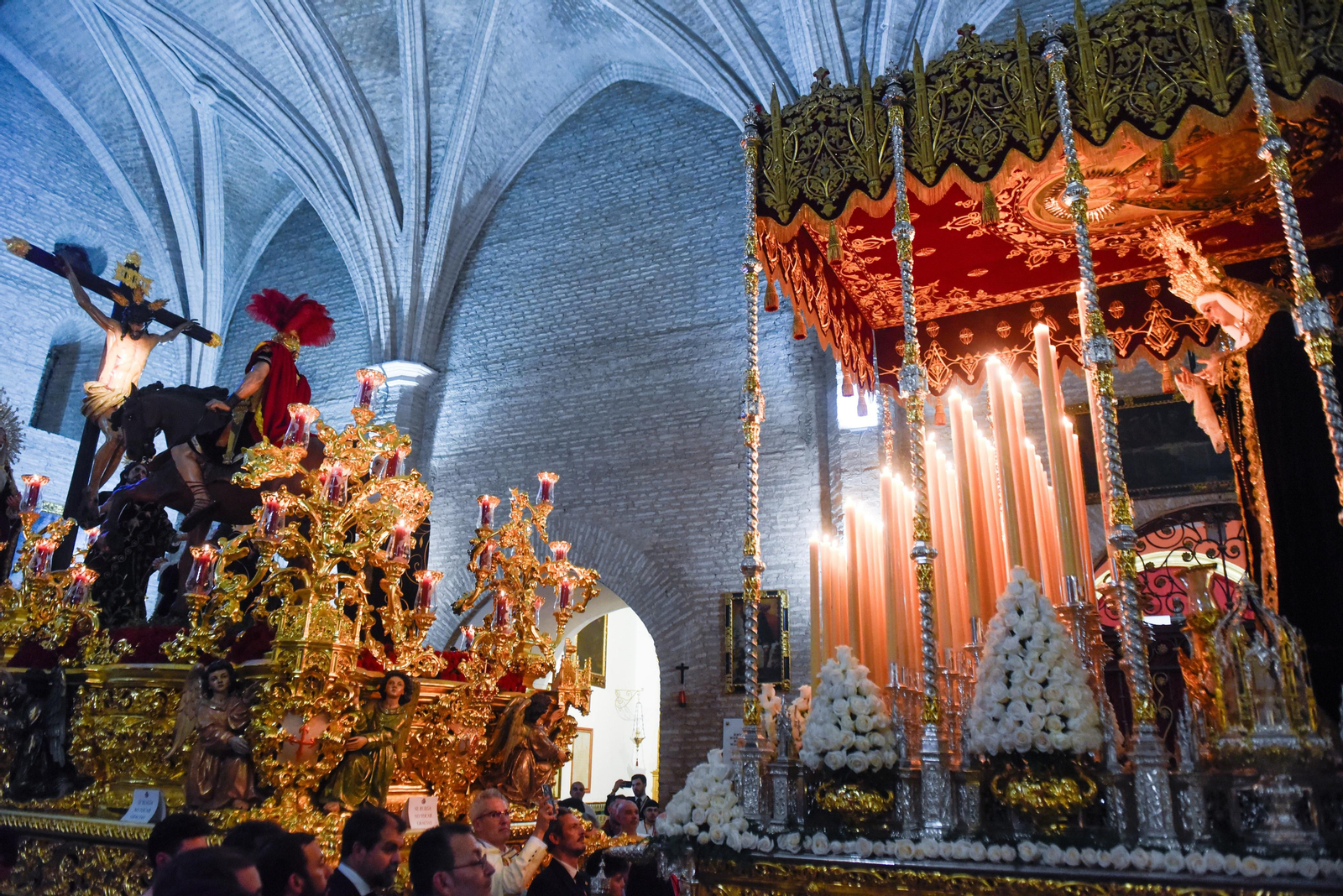 Las imágenes de la Hermandad de La Lanzada en la Semana Santa de Sevilla 2024