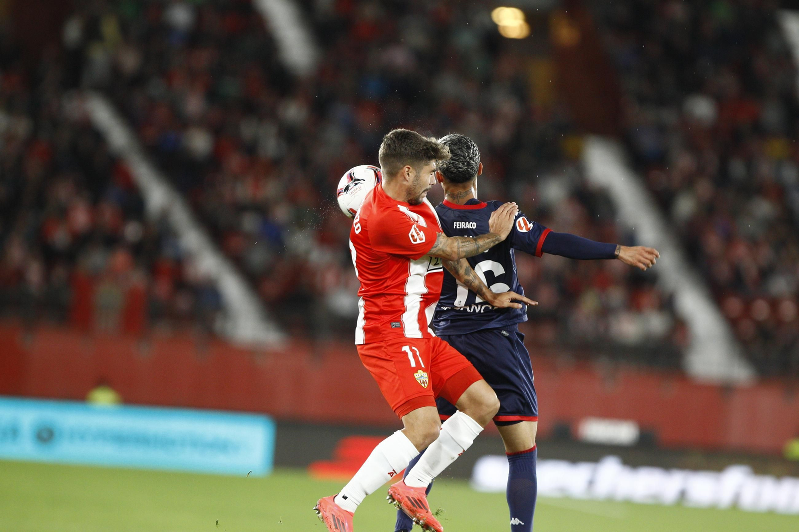 El partido U.D. Almería-Deportivo de La Coruña, en imágenes