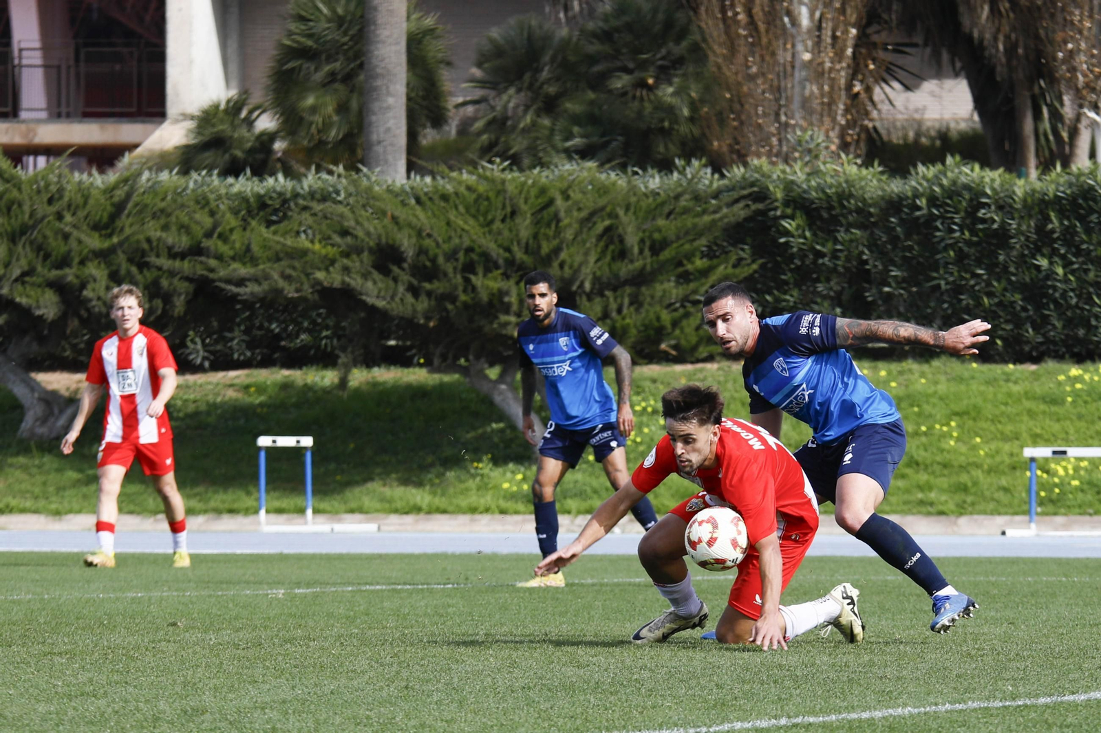 Imágenes del partido entre Almeria B contra Villanovense de segunda RFEF