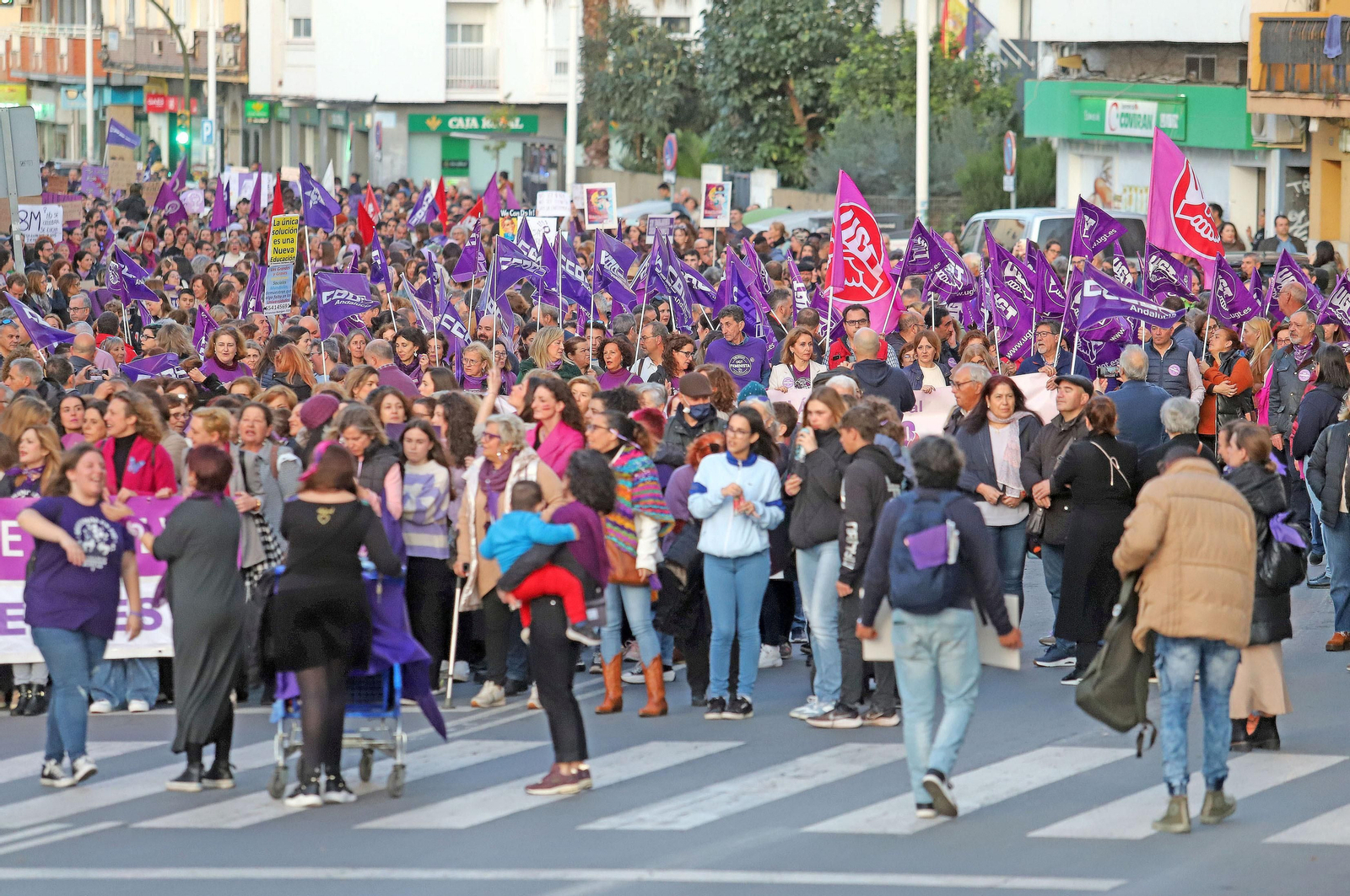 Imágenes de la manifestación del 8 de marzo, Día Internacional de la Mujer