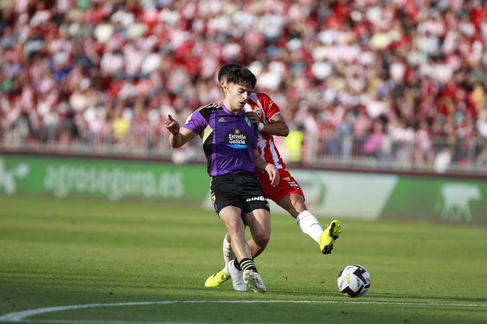 Imágenes del partido U.D. Almería-Real Valladolid C.F.