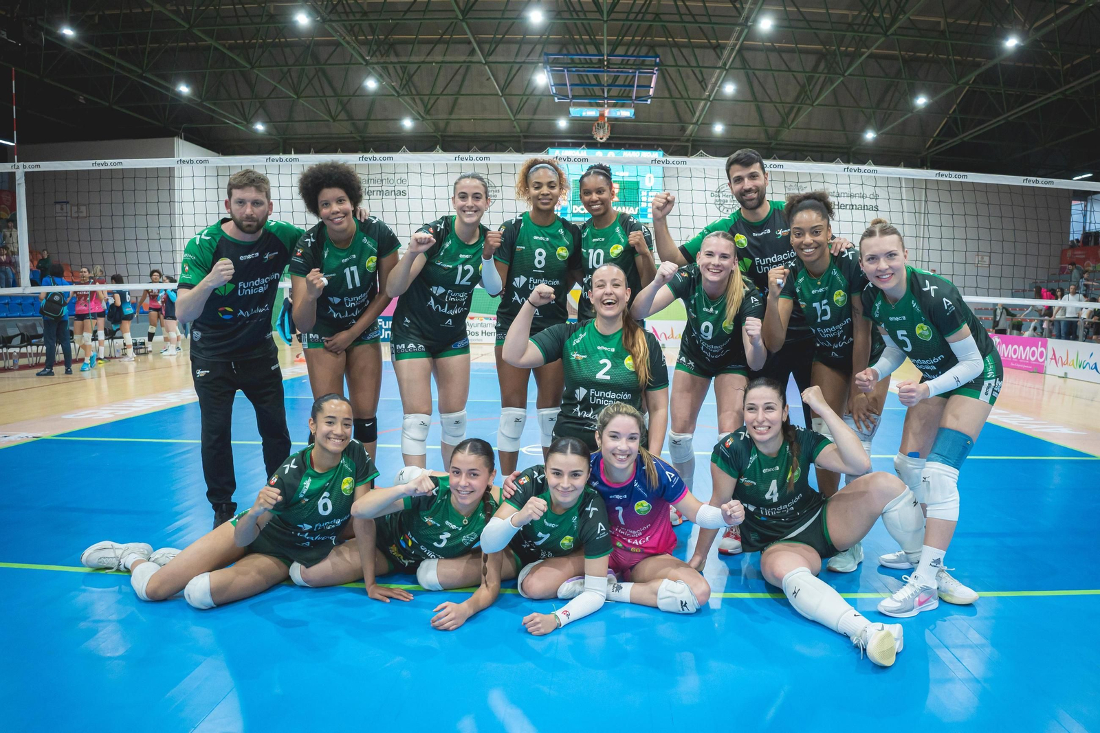 Las fotos del triunfo del Fundación Unicaja Andalucía ante el Haro en voleibol