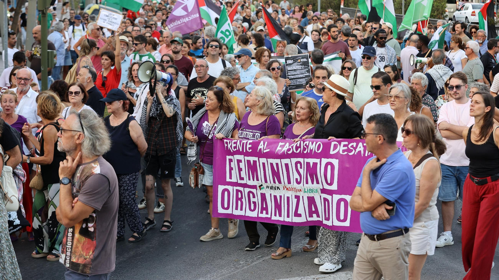 Imágenes de la manifestación 'Jerez con Palestina STOP Genocidio'