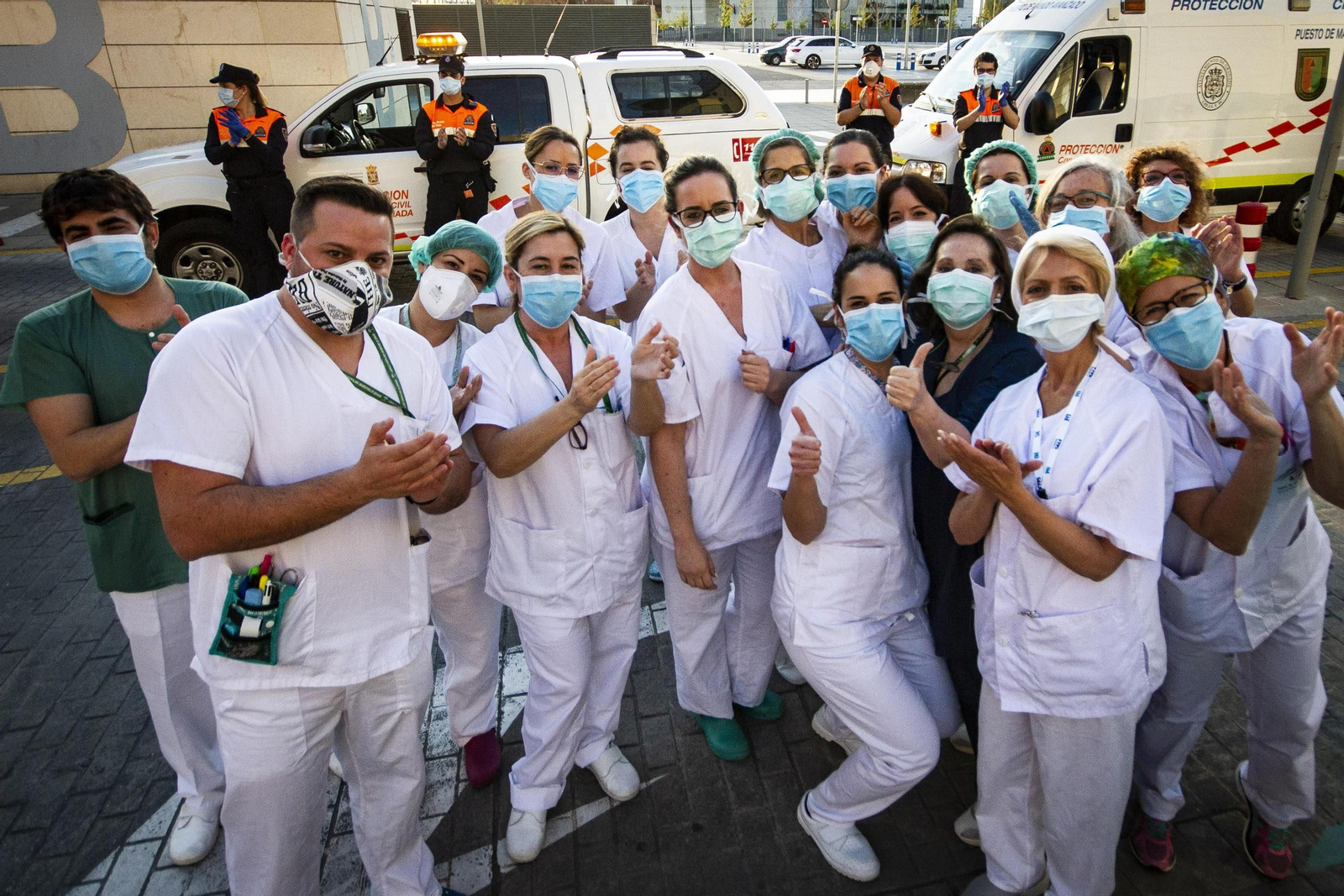 Los sanitarios veían la luz tras la primera ola de coronavirus en Granada