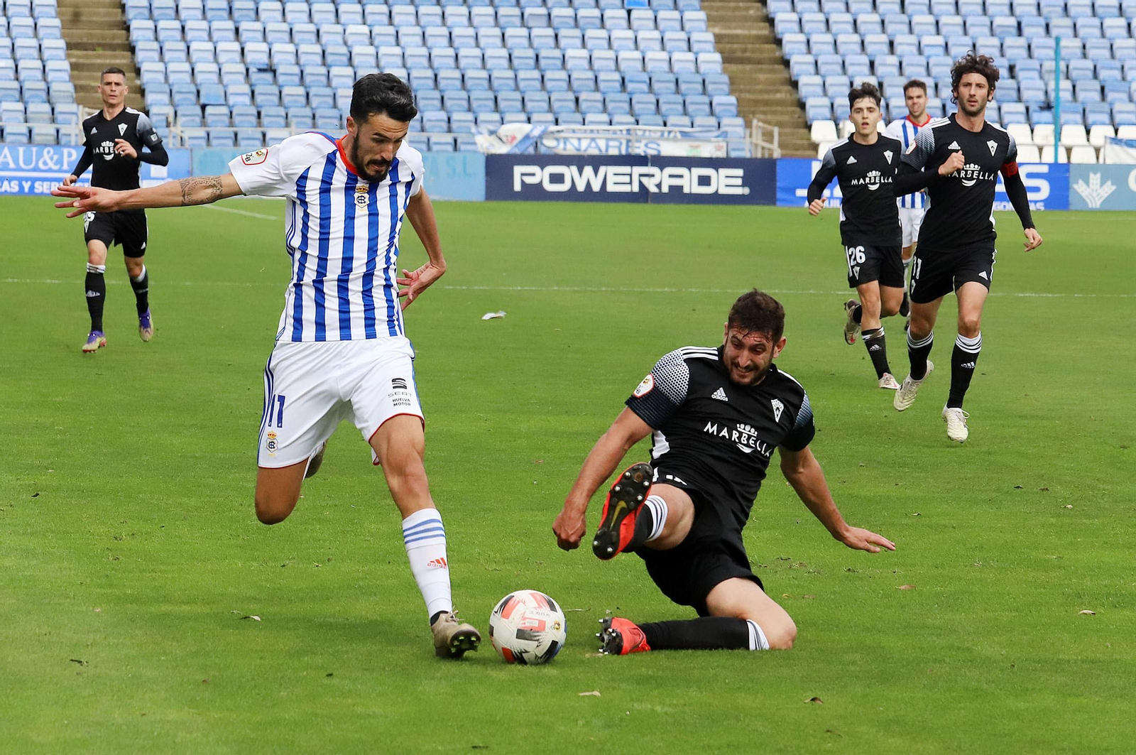Alberto Quiles en un partido de la presente temporada.