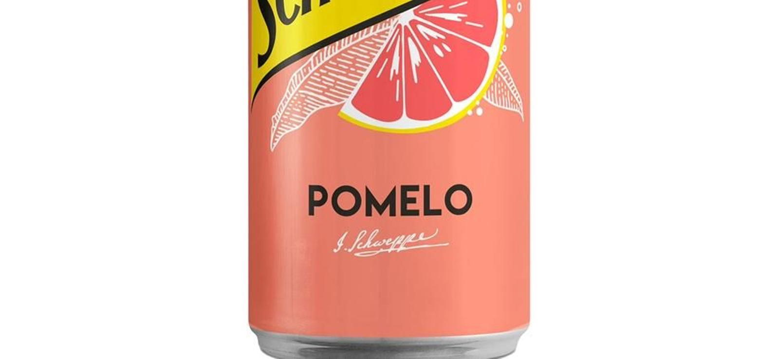 Un envase de tónica de pomelo.