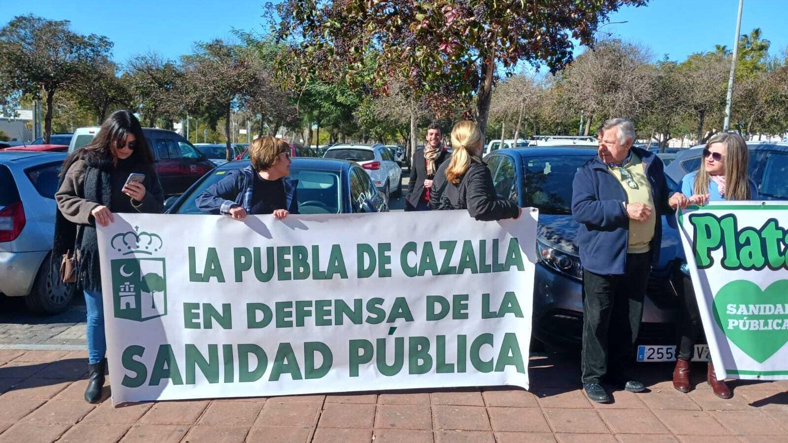 Protesta este martes.