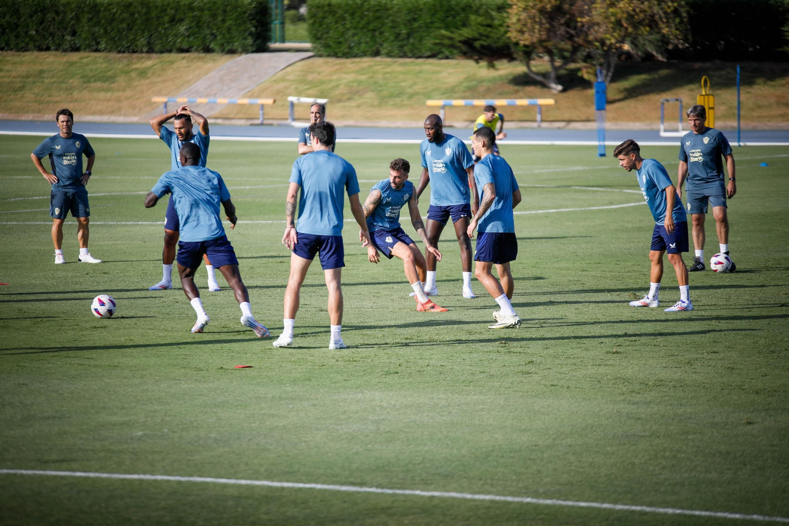 Primer entrenamiento pretemporada del Almería, en imágenes