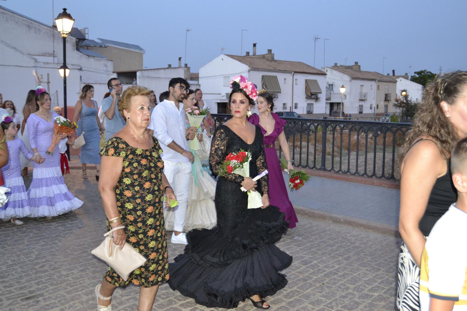 El pregón y la ofrenda floral a la Virgen de la Estrella en Villa del Río, en imágenes