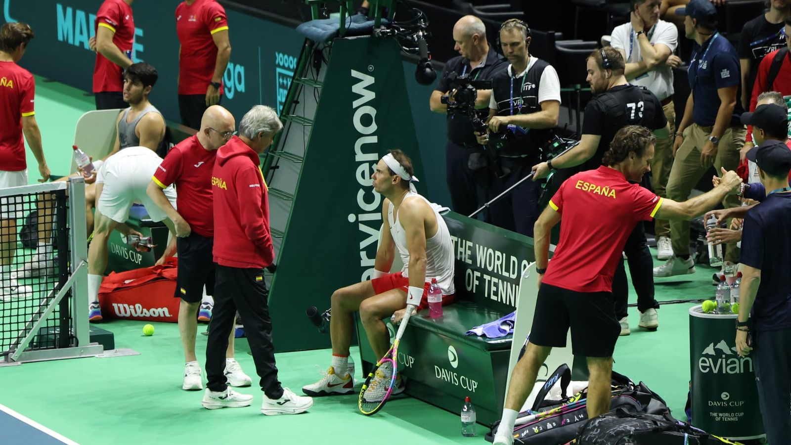 Rafa Nadal-Carlos Alcaraz, ocho juegos a tope con empate antes de la Copa Davis