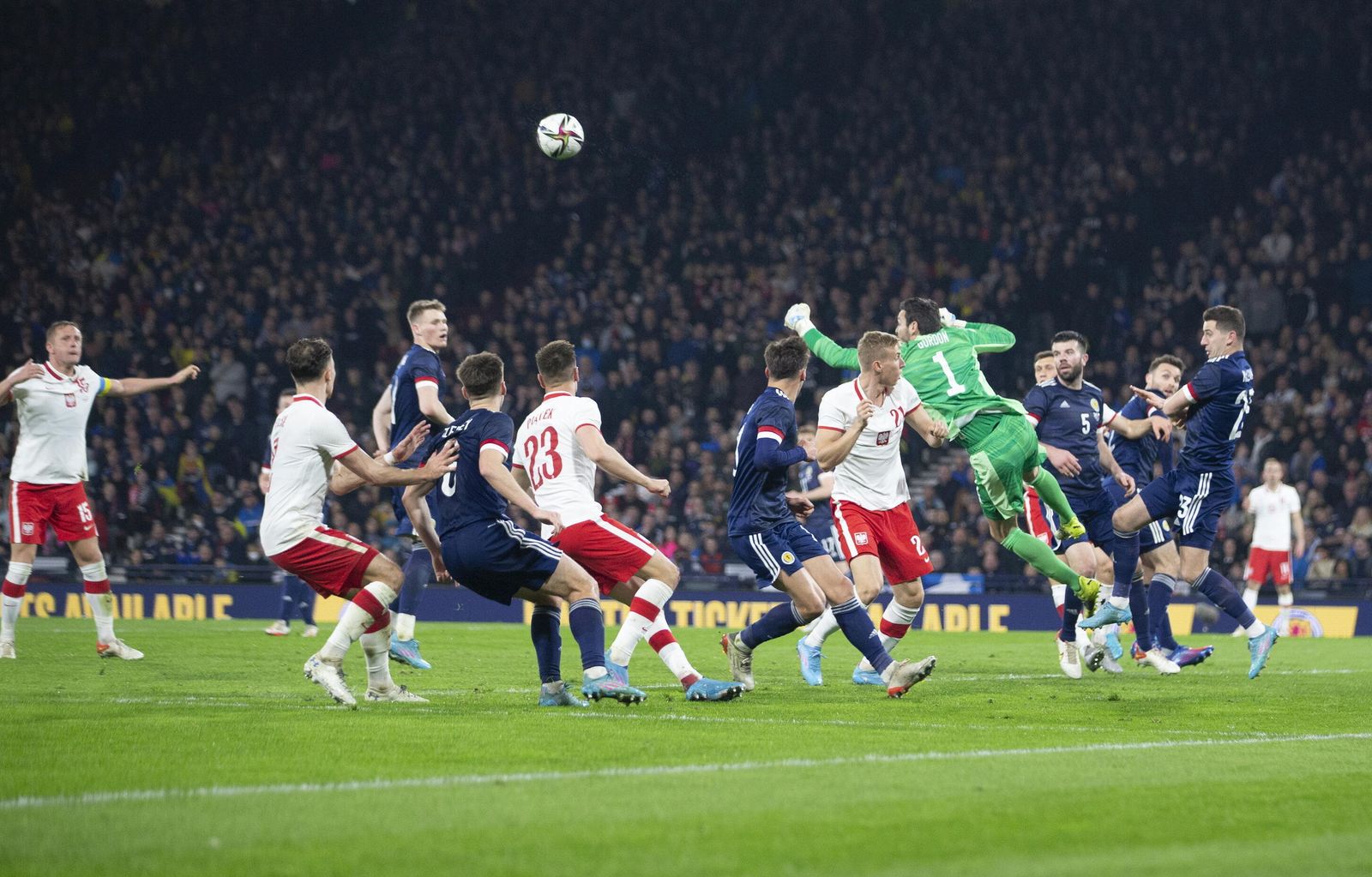 Partido amistoso de Escocia.