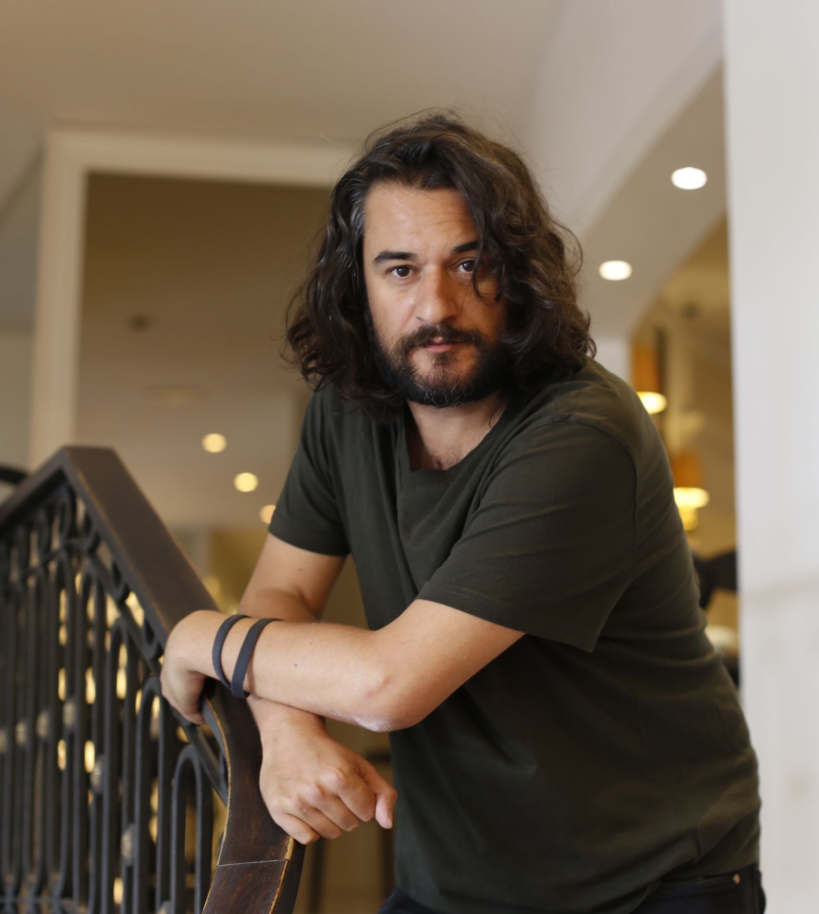 El periodista y escritor gallego, durante su visita a Sevilla.