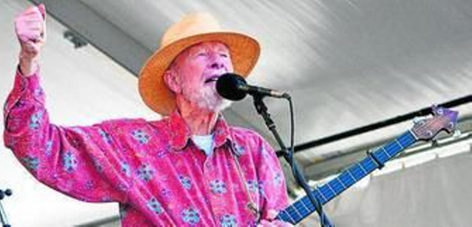 Pete Seeger, en una actuación en 2009.