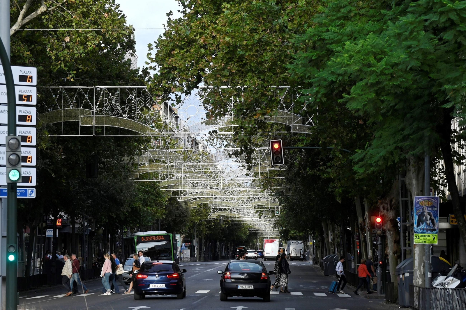 Luces de Navidad en el centro de Córdoba