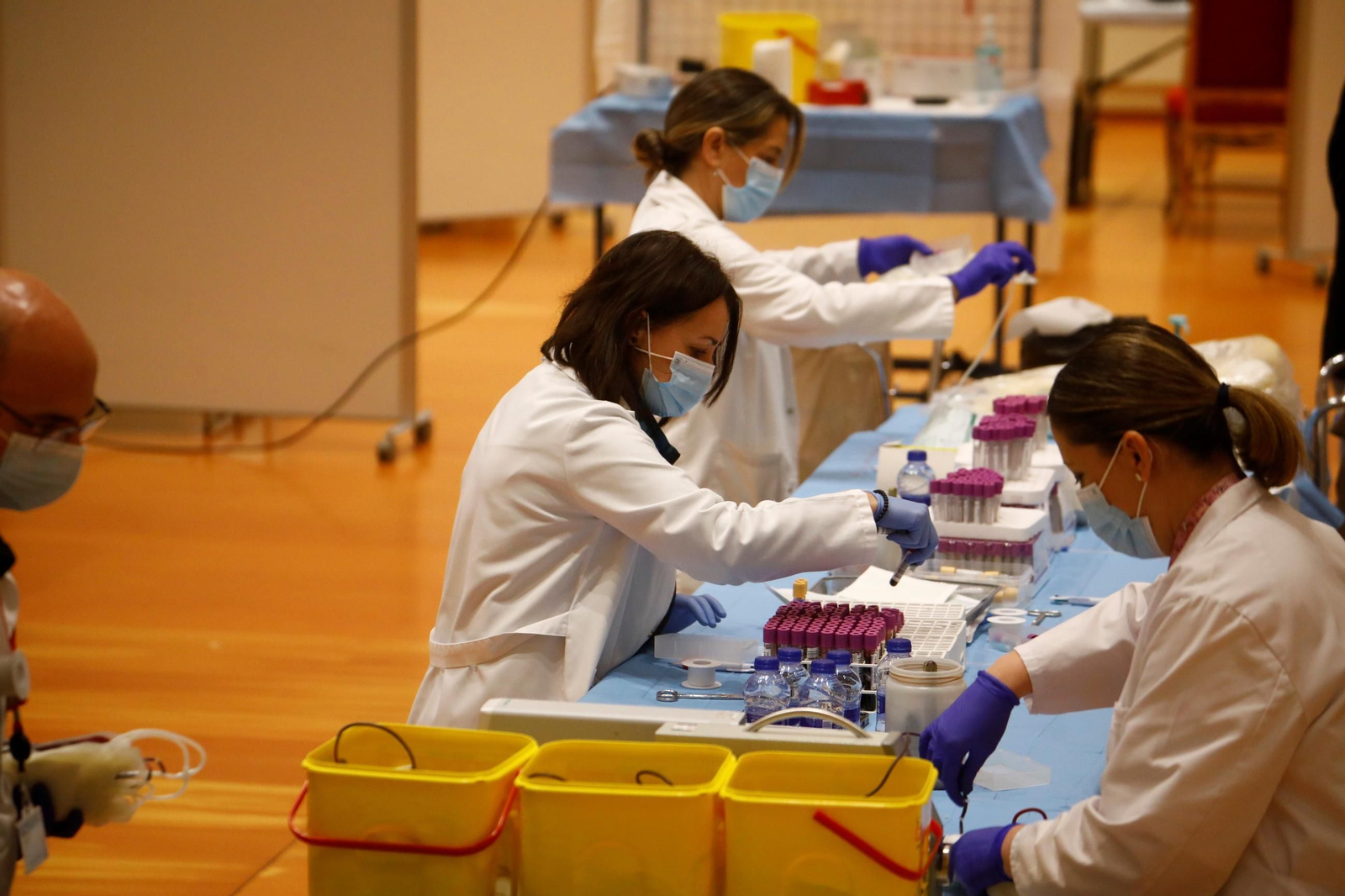 El maratón de la donación de sangre para salvar vidas por Navidad en Córdoba, en imágenes