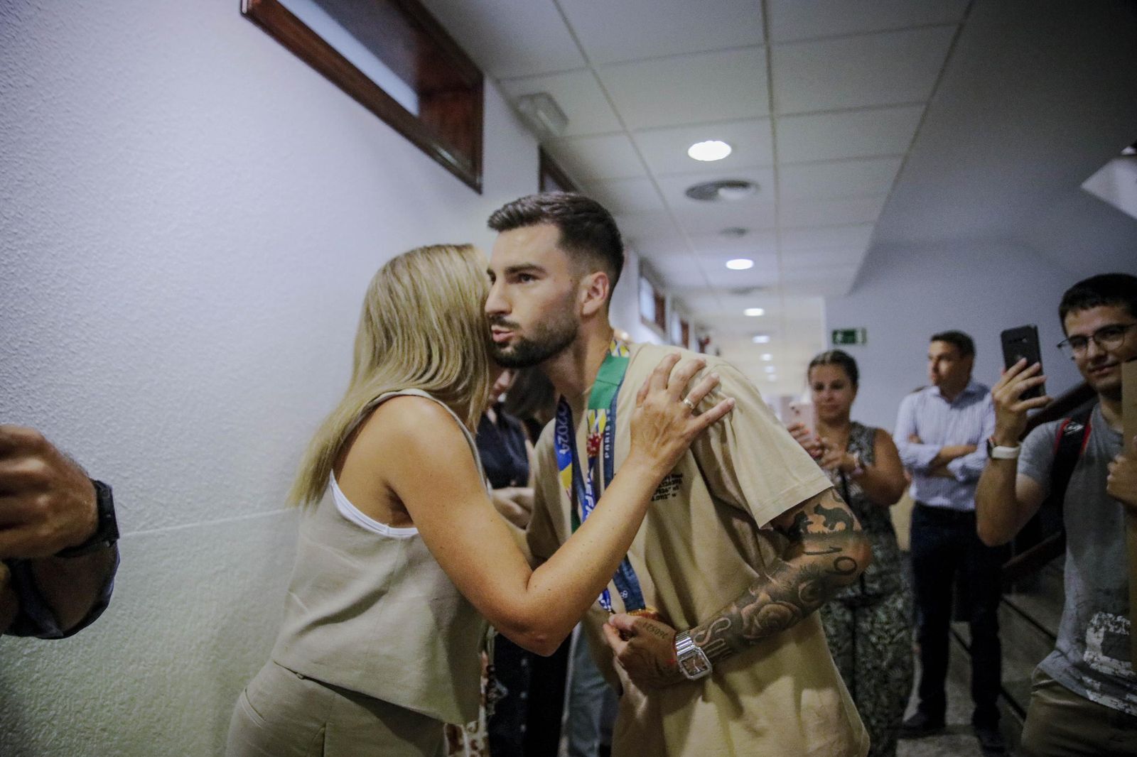 Álex Baena en el Ayto de Roquetas de Mar, en imágenes