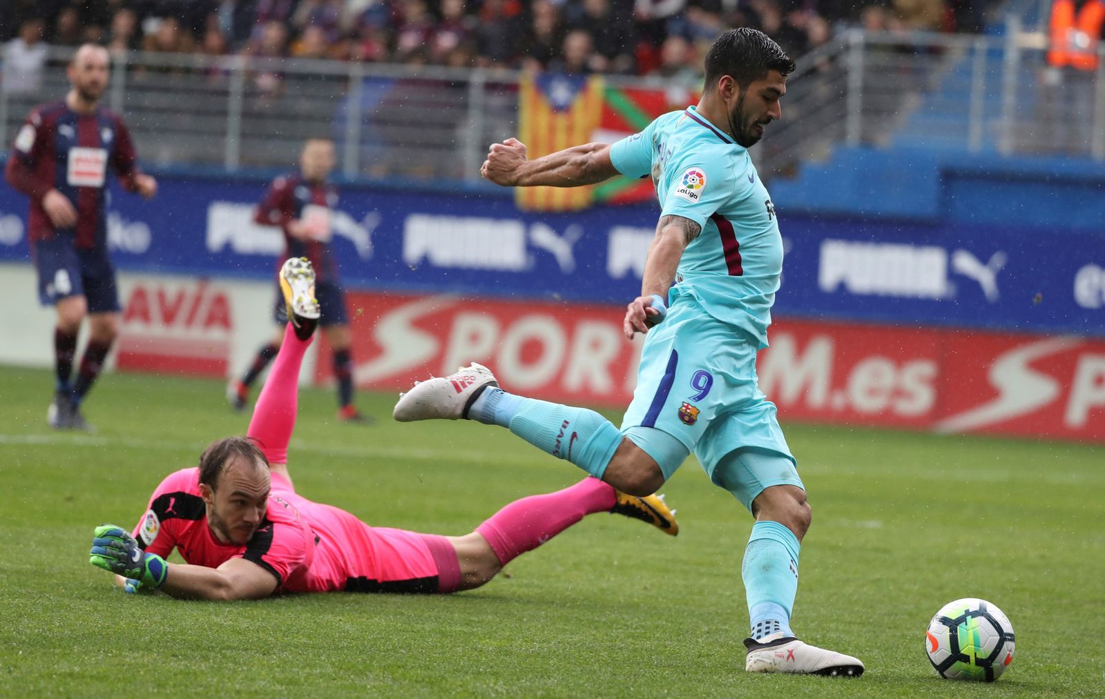 El Eibar-Barcelona, en imágenes