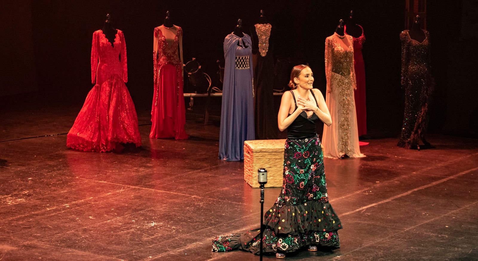 Anabel Dueñas , en el musical sobre Rocío Jurado.