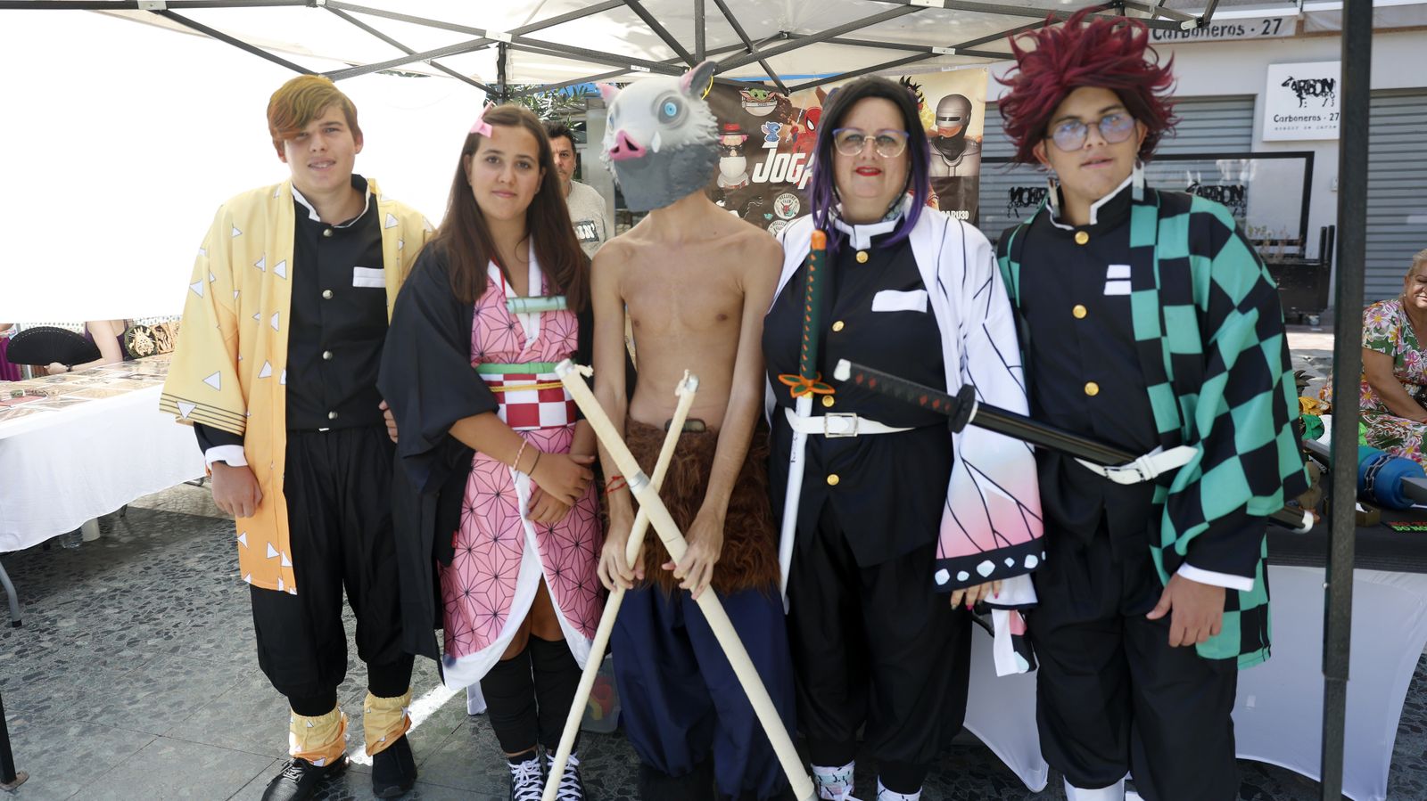 Las fotos de la jornada sobre manga y cómic celebrada en la plaza Fariñas de La Línea