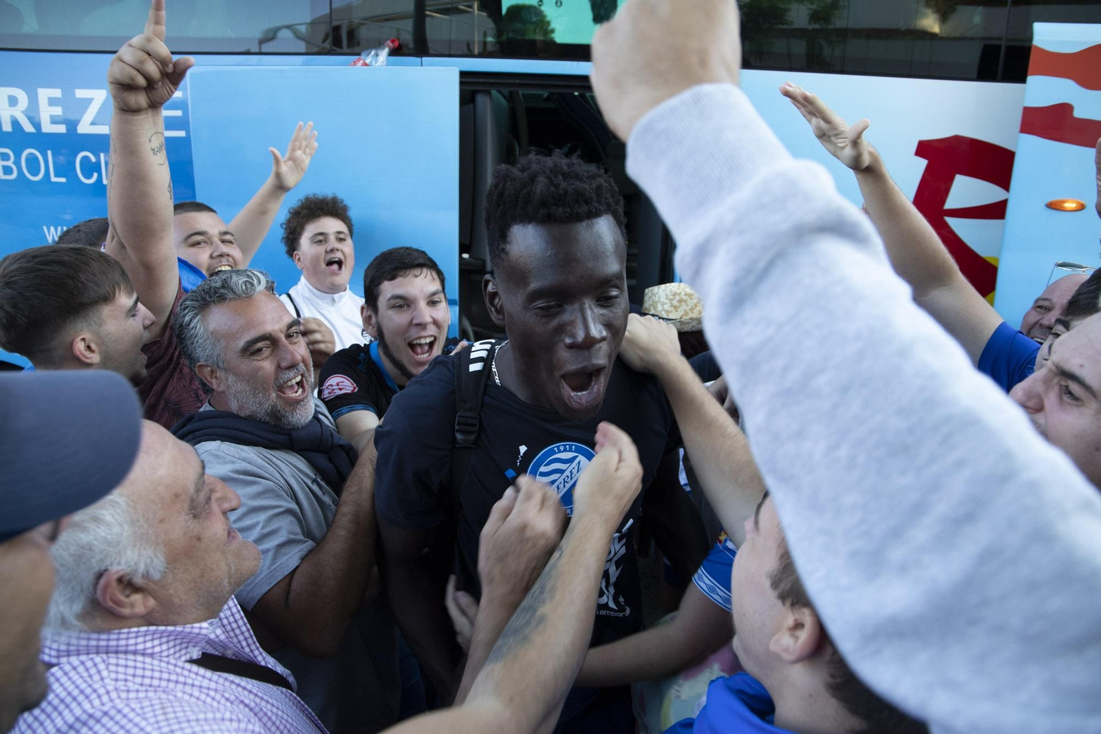 Así ha recibido la afición del Xerez DFC al equipo tras el ascenso