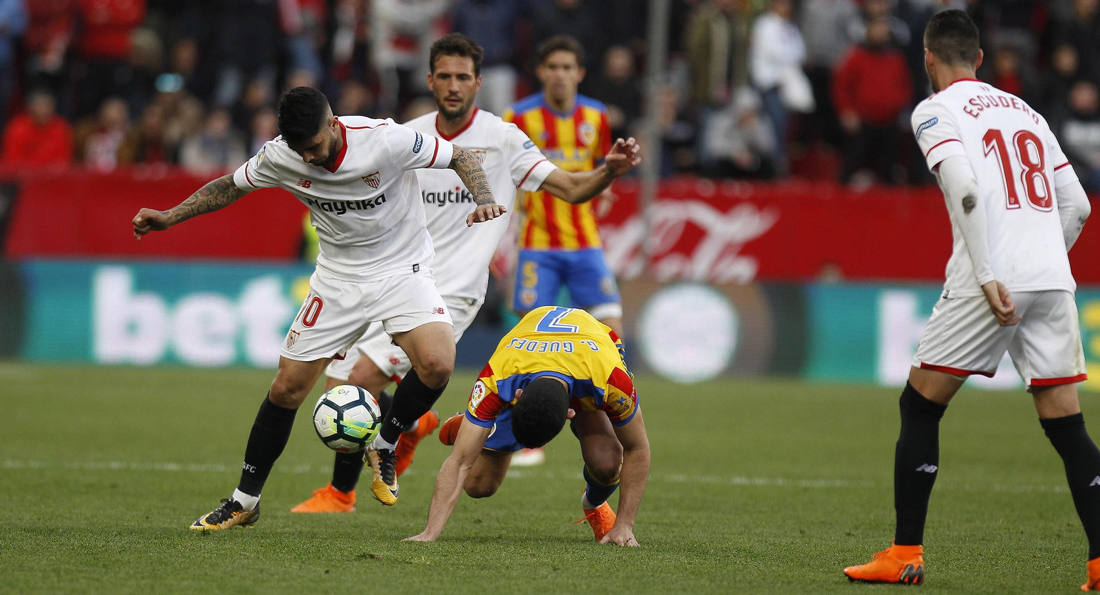 El Sevilla FC-Valencia, en imágenes