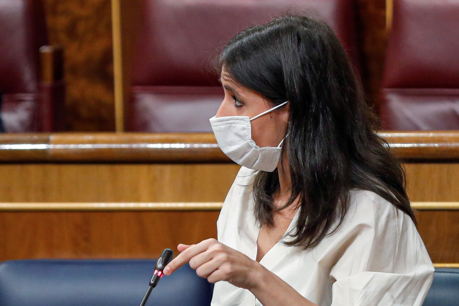 Irene Montero en una imagen reciente en el Congreso.