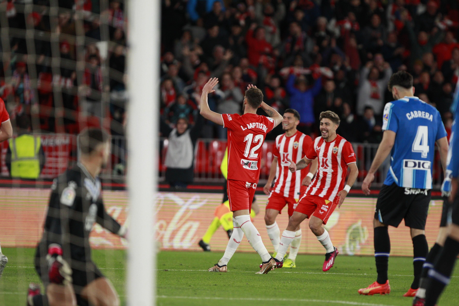 Imágenes del partido U.D. Almería-R.C.D. Espanyol