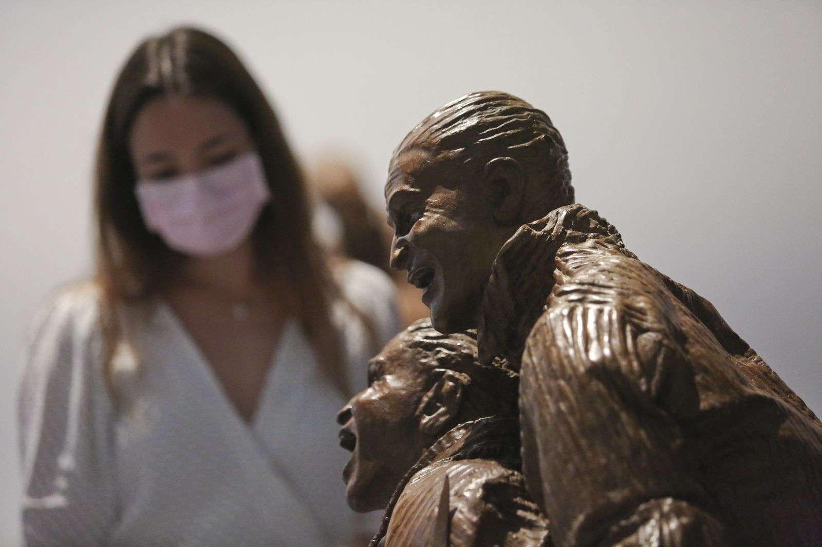 Las fotos del (tímido) reencuentro con los museos en Málaga