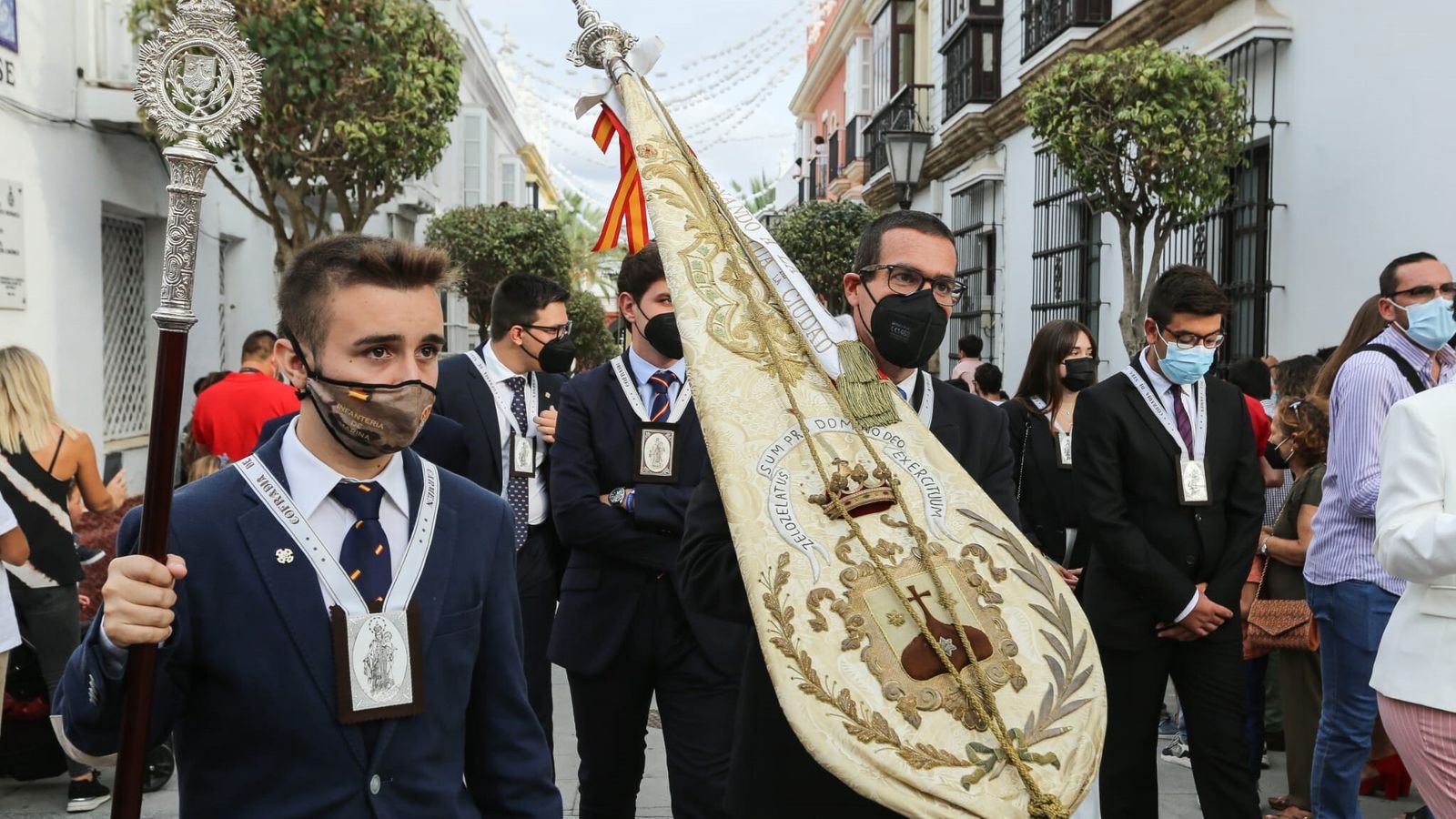 Imágenes de la procesión de la Virgen de las Mercedes en San Fernando