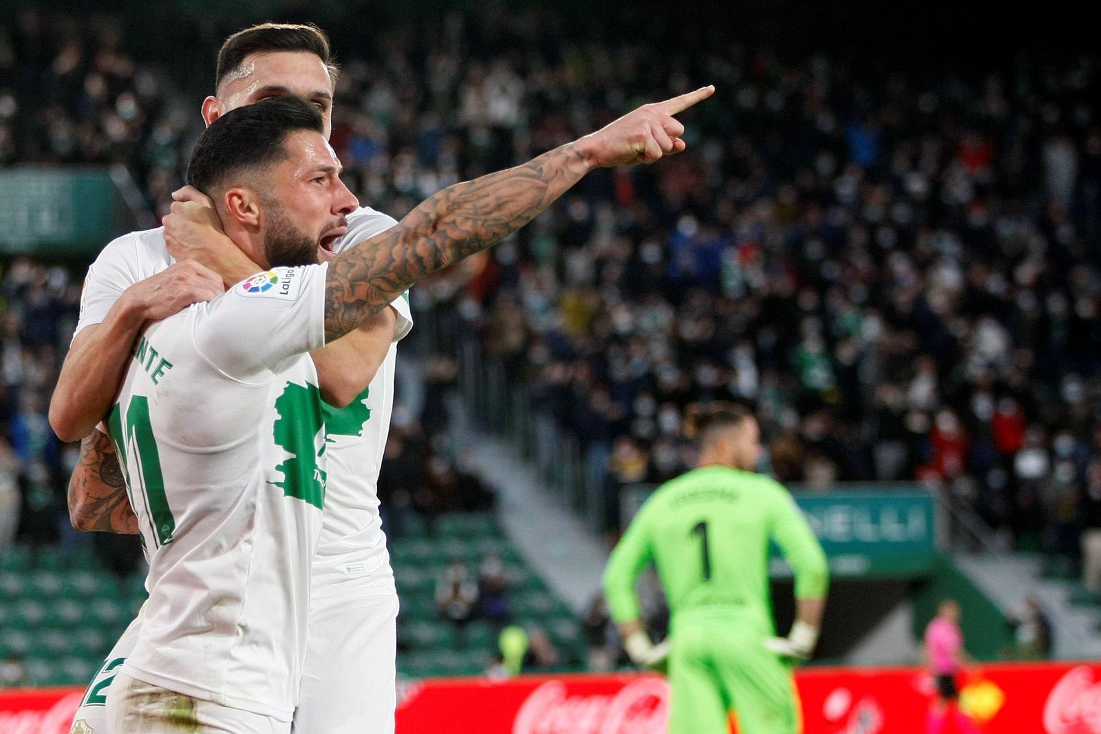 Las imágenes del Elche - Cádiz